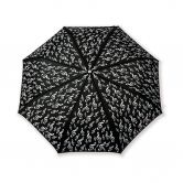 NG MUSIQUE - Parapluie pliant Noir / Clé de sol